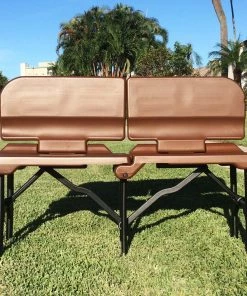 Hot Sale 🥰 Port-A-Bench Folding Portable Bench Brown ✔️