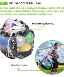 Cheap 😀 Champion Championship Soccer Ball Bag, CB100 🌟 9 Cheap 😀 Champion Championship Soccer Ball Bag, CB100 🌟 -Soccer Sales Shop a11 716 new 01