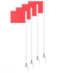 New 🎉 Champion SPRING LOADED Soccer Corner Flags, set of 4, SCF30 🧨