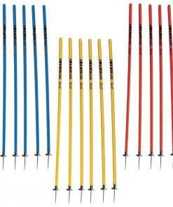 Budget 👍 Kwik Goal set/6 Soccer Coaching Sticks w/ Steel Peg Base, 16B1001 Blue 🎁 -Soccer Sales Shop a11 757 new colors