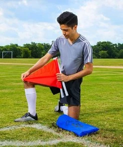 Discount 👏 Champion Fold-A-Flag Folding Soccer Corner Flags, set of 4, SCF50 👏 -Soccer Sales Shop a11 767 new 07