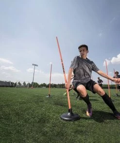 Buy 🔔 Kwik Goal Set/6 Premier Coaching Sticks w/ Rubber Bases, 16B22 Blue 🧨 -Soccer Sales Shop a11 776 new 02