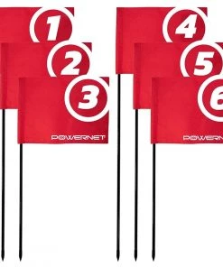 Flash Sale 🎁 POWERNET Sports Flags, Set/6 ⌛