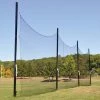 New ❤️ Jaypro 15'Hx65'L Lacrosse/Multi-Sport Ball Stop Barrier Netting System, FNMB-65 👏