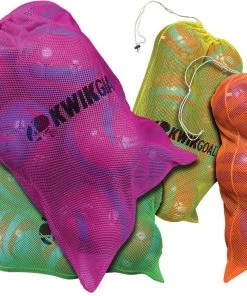 Coupon 🔔 Kwik Goal Hi-Vis Mesh Soccer Equipment Bag, 5B12, 24"Wx36"L Green ⌛