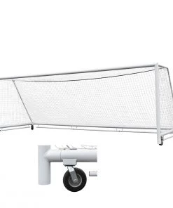 Cheapest ❤️ Kwik Goal Evolution Prime 8'x24' Soccer Goal w/ Swivel Wheels, 2B9007 🥰