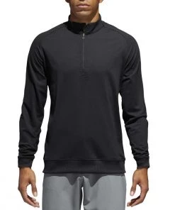 Outlet ✔️ Adidas Classic Club Climaheat 1/2 Zip Pullover Navy 🥰